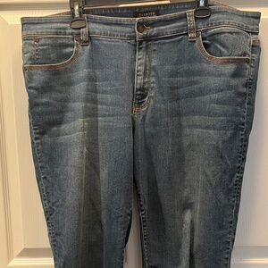 Talbots size 18 Long denim boyfriend jeans